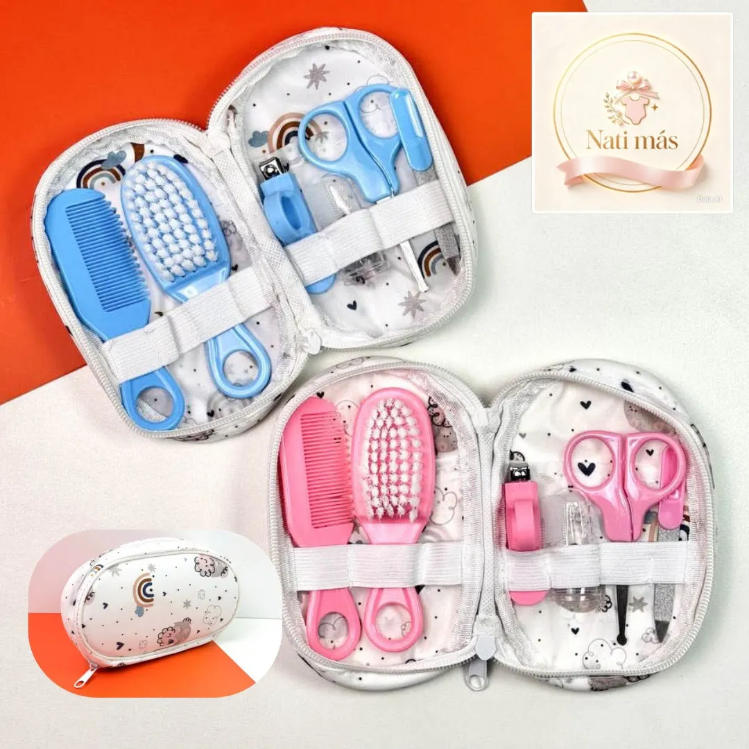 Kit de cuidado para bebé con estuche estampado