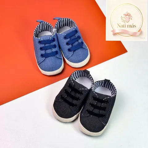 Zapatitos para bebé estilo jean · modelo B12