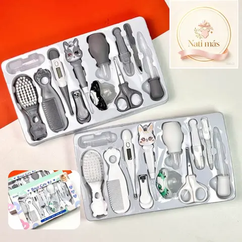 Kit de cuidado para bebé con estuche amplio
