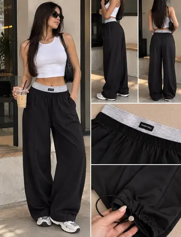 Pantalón Wide Leg Casual